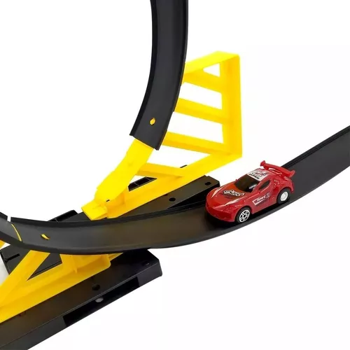 Tracker Racing Set 360 Degrees Rotation Loops Car Track | Fast-Paced Toy for Boys & Girls | Looping Car Track Set - Image 3