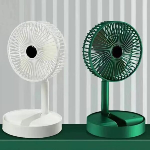 Telescopic Floor Fan | Silent Electric Desktop & Standing Fan for Office, Bedroom & School | - Image 6