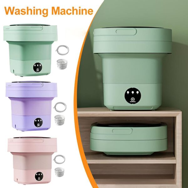 Portable Foldable Washing Machine | The Ultimate Space-Saving Portable Laundry Basket