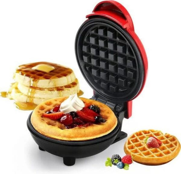 Mini Waffle Maker | Breakfast Maker Machine | Mini Non-Stick Waffles Maker