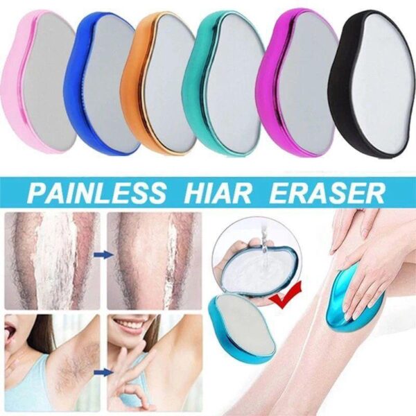 Bleame Crystal Hair Eraser | Painless Hair Removal for Women & Men, Reusable & Eco-Friendly