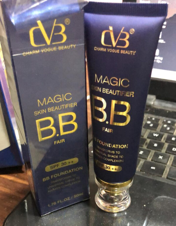 CVB MAGIC SKIN BEAUTIFIER BB Fair Cream FOUNDATION |  Brightening, Moisturizing & Skin Tone Perfecting BB Cream for All Skin Types - Image 2