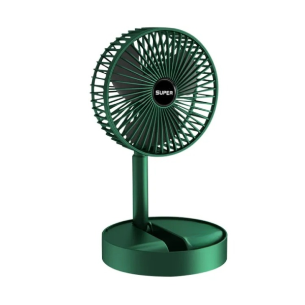 Telescopic Floor Fan | Silent Electric Desktop & Standing Fan for Office, Bedroom & School | - Image 2
