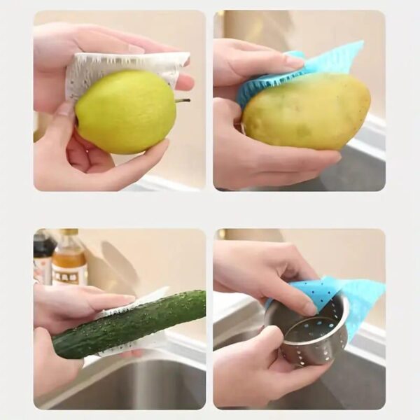 Multifunctional Soft Silicone Brush | Multipurpose Vegetable Peeler | Home Cleaning Brush | Fruit and Vegetable Cleaning Brush - Image 6