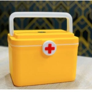 Empty Small First Aid Box High Quality Medicine Box | Empty Small First Aid Box | Compact High-Quality Medicine Storage Case for Home & Office Use