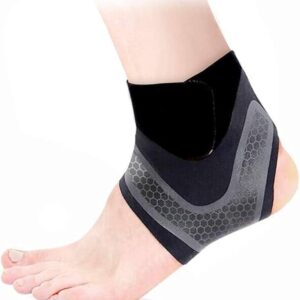 Breathable Right Foot Ankle Brace | Adjustable Wrap for Sprain & Recovery |  Stabilizes Ligaments & Prevents Re-Injury