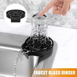 High Pressure Faucet Glass Riser | Automatic Cup Washer Bar Kitchen Beer | Milk Tea Cup Cleaner Tool Sink Accessories Gadgets