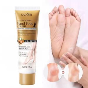 Sadoer Hand & Foot Cream | 60g Moisturizing Cream for Dry Skin & Callus Repair | oftens Cuticles & Rehydrates Skin | Soften Cuticles & Smooth Rough Skin (60g)