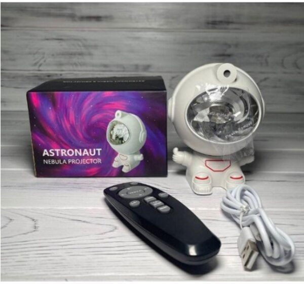 Astronaut Star Projector | Kids Night Light | Nebula Projector Light | Galaxy Bedroom Projector - Image 2