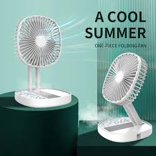 Mini USB Rechargeable Desk Fan | Compact & Portable with Adjustable Speed | Silent Desktop Cooling Fan for Home & Office