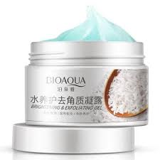 Bioaqua Brightening & Exfoliating Rice Gel Face Scrub – 100g | Best Quality Face Scrub | Smooth Skin in Every Use | Brighten & Exfoliate with Bioaqua Rice Gel Scrub