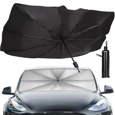Foldable Car Windshield Umbrellas | Car Windshield Sun Shade Umbrella For Front Windows | Suitable For Windshields Of Various Car Models