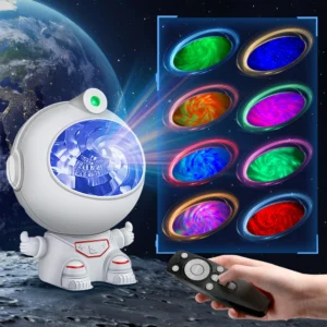 Astronaut Star Projector | Kids Night Light | Nebula Projector Light | Galaxy Bedroom Projector