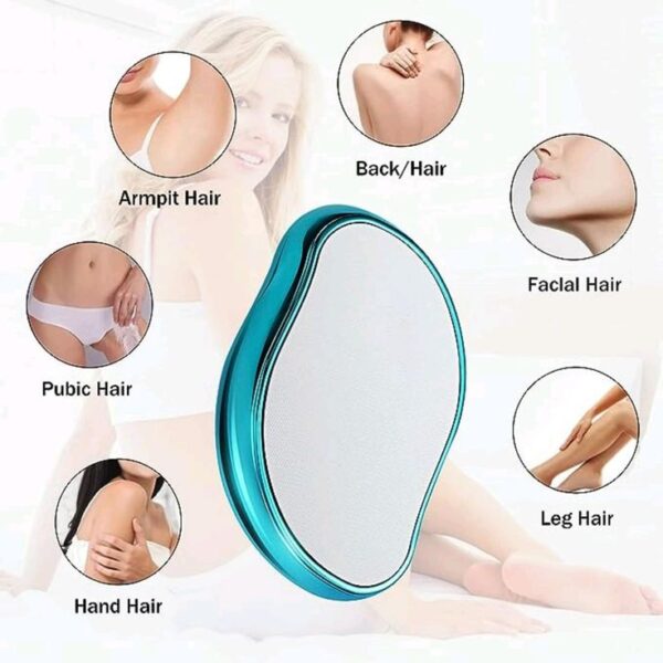Bleame Crystal Hair Eraser | Painless Hair Removal for Women & Men, Reusable & Eco-Friendly - Image 2