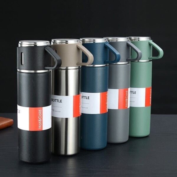 H-409 Vacuum Flask Gift Set | Stainless Steel Travel Flask | Insulated Flask for Hot & Cold Drinks, - Image 14
