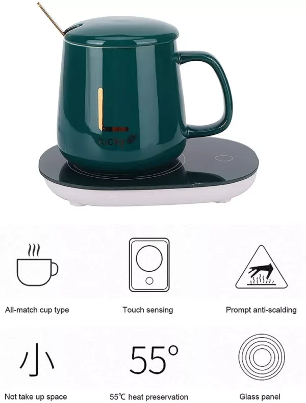 Stay Hot Electric Coffee Mug | Electric Heated Coffee Mug | Temperature Controlled Electric Heated Coffee Mug - Image 8