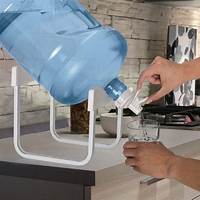 Portable Water Dispenser Bottle Stand with Nozzle Tap |  Strong & Foldable | For Home & Outdoor Use |  Easy Dispensing for Large Bottles