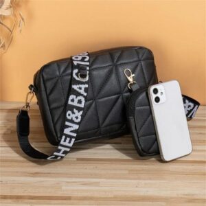 Girls PU Leather Crossbody Bag Set – Stylish Shoulder Bags for Women & Teens