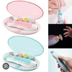 Baby Electric Nail Clipper & Manicure Set – 6-in-1 Safe Nail Cutter for Newborns & Toddlers
