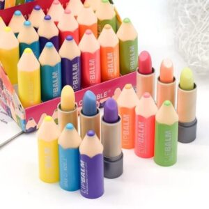Pencil Shape Lip Balm – Cute & Moisturizing Lip Care for All Ages -  Fun Design with Nourishing Formula6