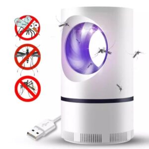 Electric Indoor Mosquito Killer Lamp | Portable UV Light Trap with USB Charging | Outdoor Mosquito Eradicator with Suction Fan
