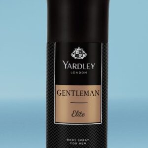 Yardley London Gentleman Elite Deodorant Body Spray – 150ml | Long-Lasting Masculine Fragrance | Premium Deodorant for Confident Men