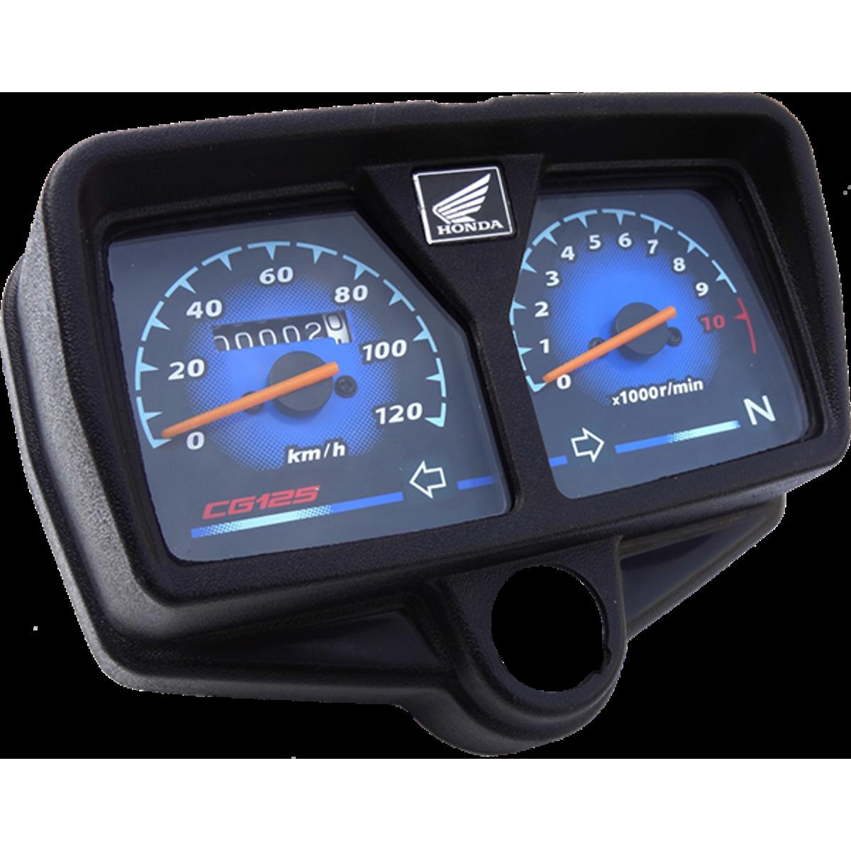 Premium All-Black Speedometer for CG125 & Honda 125cc Motorcycles | Stylish & Accurate Bike Meter - Image 2