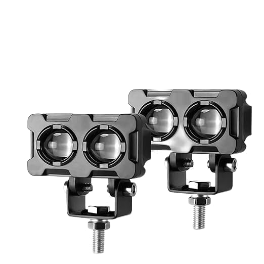 Motorcycle Robot Dual Colour LED Work & Driving Lights | 5000K–6500K Two-Color Headlights & Fog Lamps - Image 12