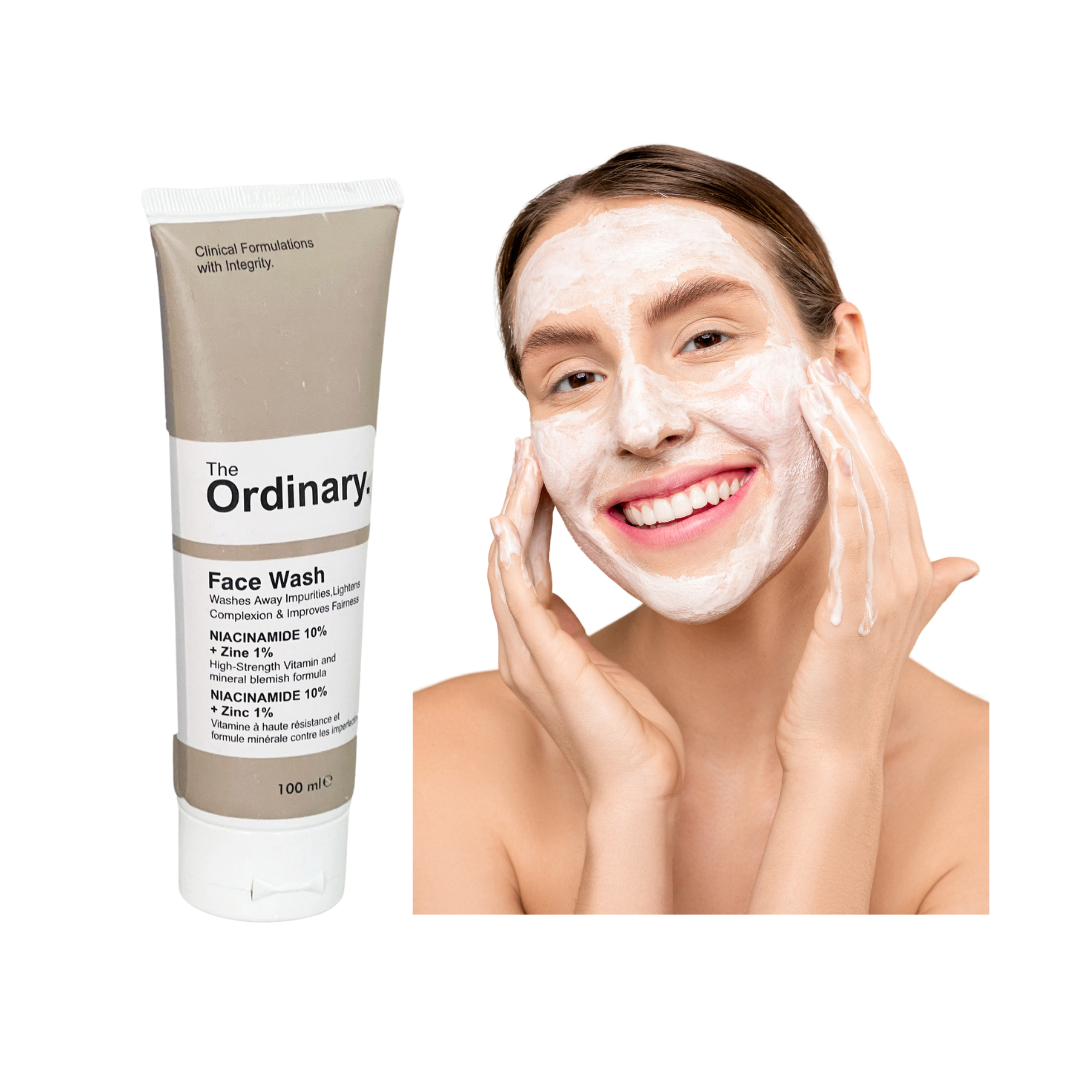 The Ordinary Niacinamide 10% + Zinc 1% Face Wash 100 ml – Oil‐Control & Pore-Refining Cleanser