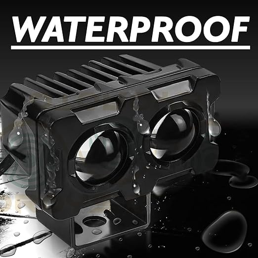 Motorcycle Robot Dual Colour LED Work & Driving Lights | 5000K–6500K Two-Color Headlights & Fog Lamps - Image 10