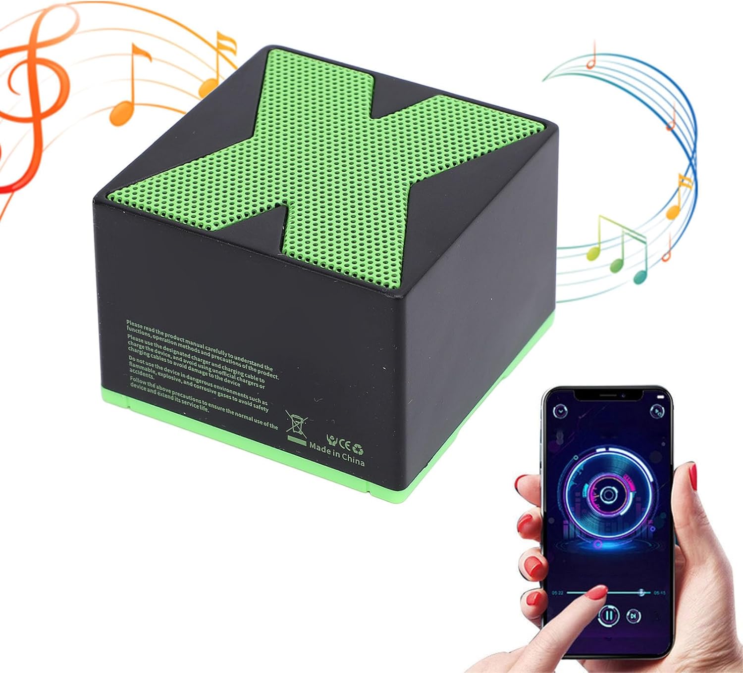 Compact X1 Mini Bluetooth Speaker | Portable Wireless HIFI Sound Box for Phone, PC & Laptop | Outdoor Ready (Random Color) - Image 3