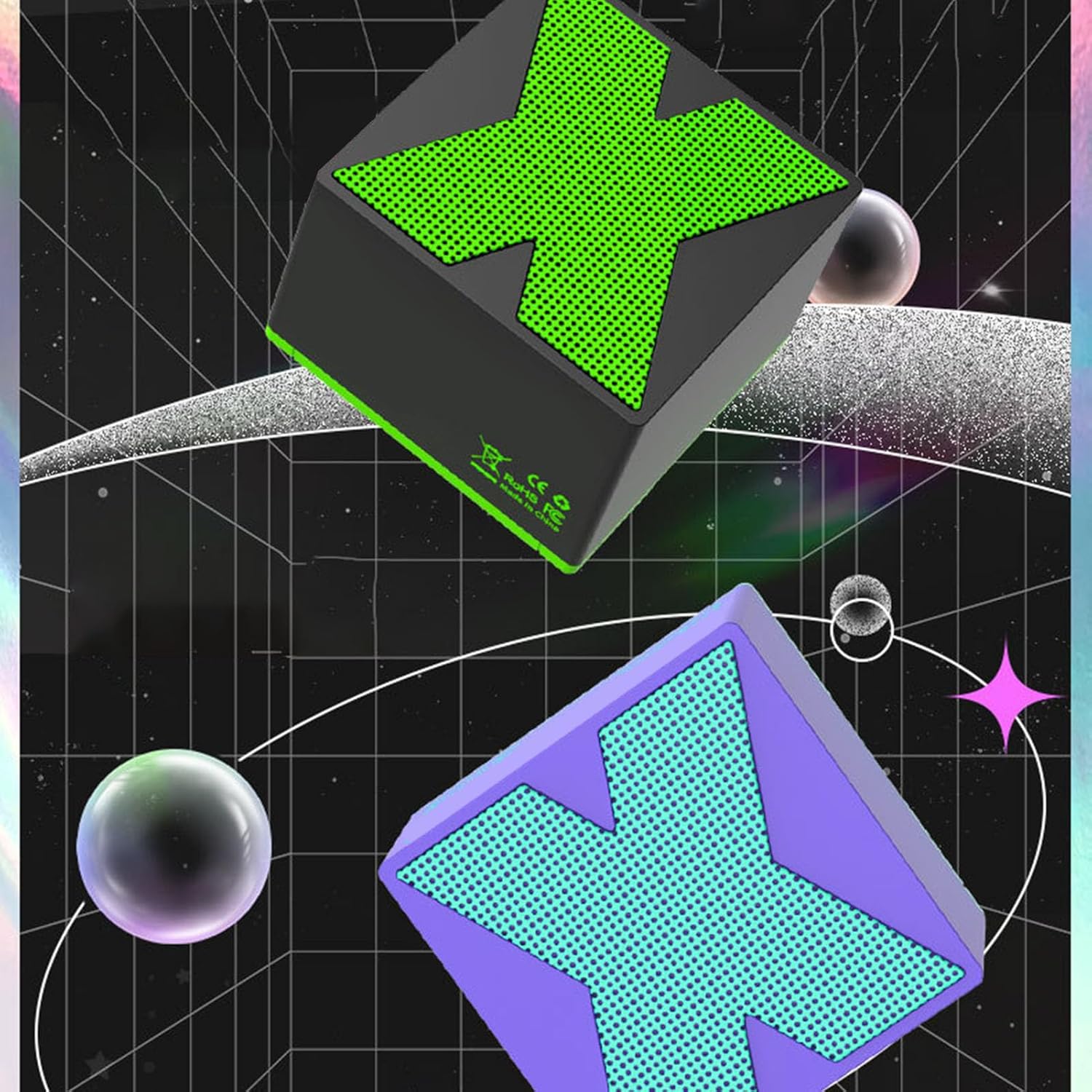 Compact X1 Mini Bluetooth Speaker | Portable Wireless HIFI Sound Box for Phone, PC & Laptop | Outdoor Ready (Random Color) - Image 2