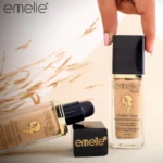 Emelie Double Wear Foundation Shade 01 | Long-Lasting Full Coverage Liquid Foundation | Flawless Matte Finish Makeup Base