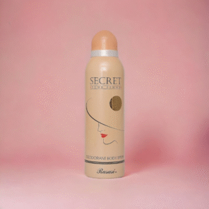 Rasasi Secret Pour Femme Deodorant Body Spray – 200ml | Long-Lasting Floral Fragrance | Premium Body Spray for Women