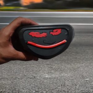 Honda 70cc Smile Shape Fancy Back Light with Dolphin LED | Complete Tail Light Assembly for All 70cc Motorbikes