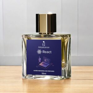 Attaricious React Perfume 50ml | Long Lasting Fragrance for Men & Women | “Where Memories Are Perfumed” – Premium Eau De Parfum