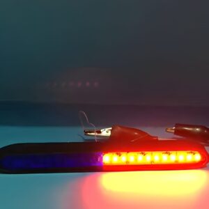 Warning Emergency Police Strobe Light | Dolphin Flashing Light for Motorcycle & Car | Universal Bike Bullet Accessory Light