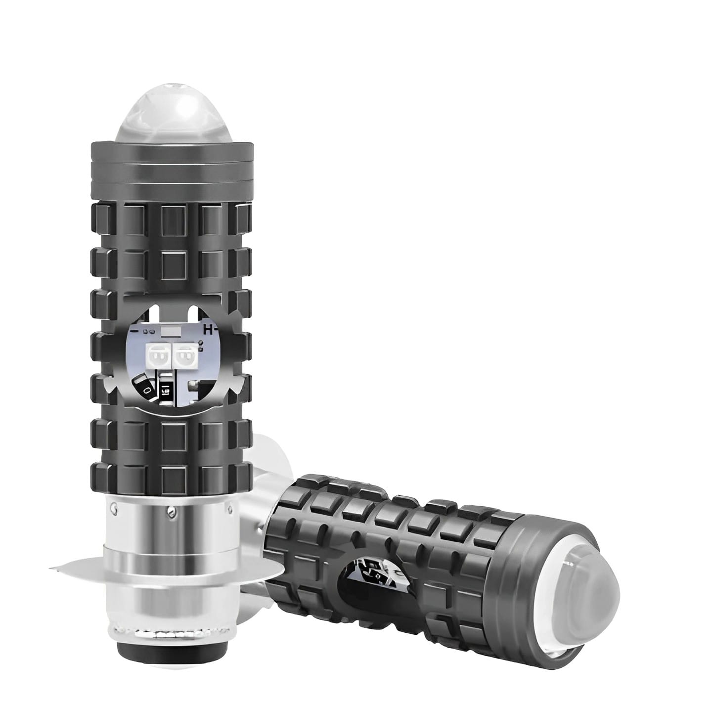 5 Function Bike LED Headlight Bulb | Police Flash Red, Blue, White & Yellow Light | Universal 12V Headlamp for CD70, CG125 & All Motorbikes - Image 4