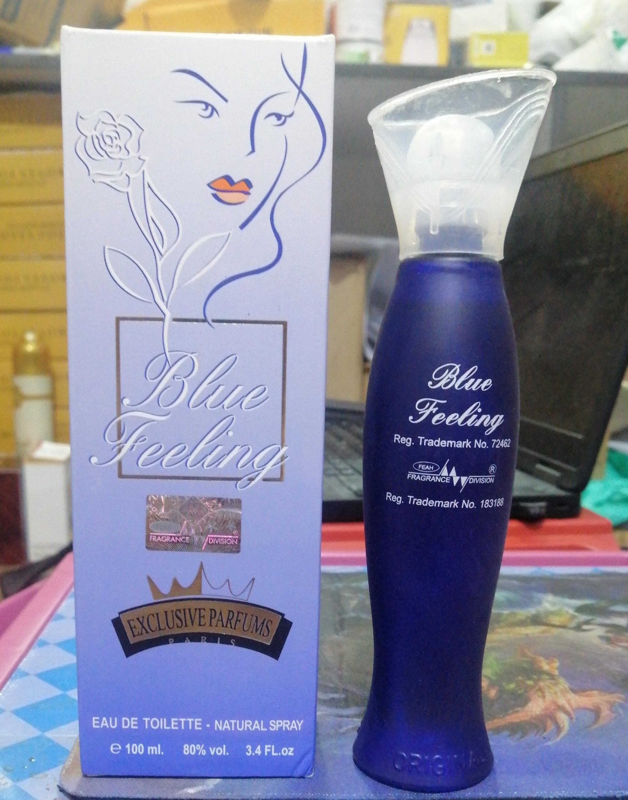 Blue Feeling Perfume Natural Spray – Exclusive 100ML Fragrance for Women | Long-Lasting & Elegant Scent - Image 3