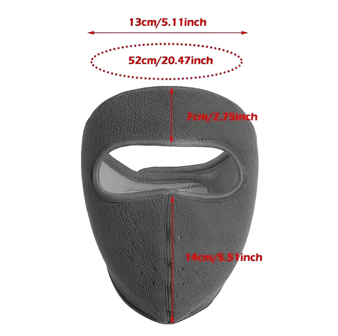 Winter Cycling Face Mask Windproof Balaclava for Men & Women | Skiing, Snowboarding & Motorcycle Riding | Random Color (Without Visor) - Image 10