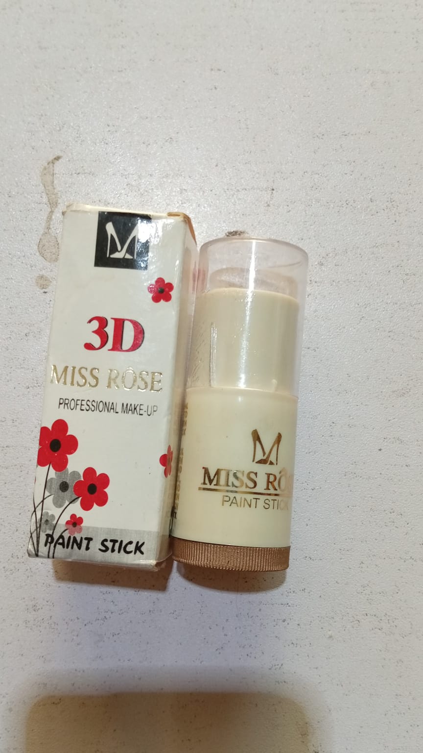 Miss Rose Professional Makeup Paint Foundation Stick (Ivory) | Full Coverage, Long-Lasting & Easy Blend Formula – NW000130 - Image 2