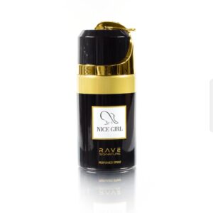 Rave Signature Nice Girl Perfume Spray – 250ml | Long Lasting & Luxurious Fragrance for Women | Premium Body Spray