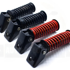 (2 Pcs) Fancy Spring Footrest | Universal Lightweight Foot Pegs for CD70 / CG125 | Durable & Stylish Motorcycle Footrest