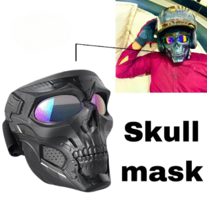 Motorcycle Skull Mask | Windproof Full Face Skeleton Protective Mask | Colorful Tactical Bike & Cycling Mask