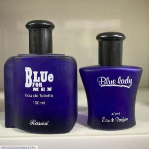Pack of 2 Blue For Men & Blue Lady Perfume – EDP | Long-Lasting Unisex Fragrance | Premium Quality