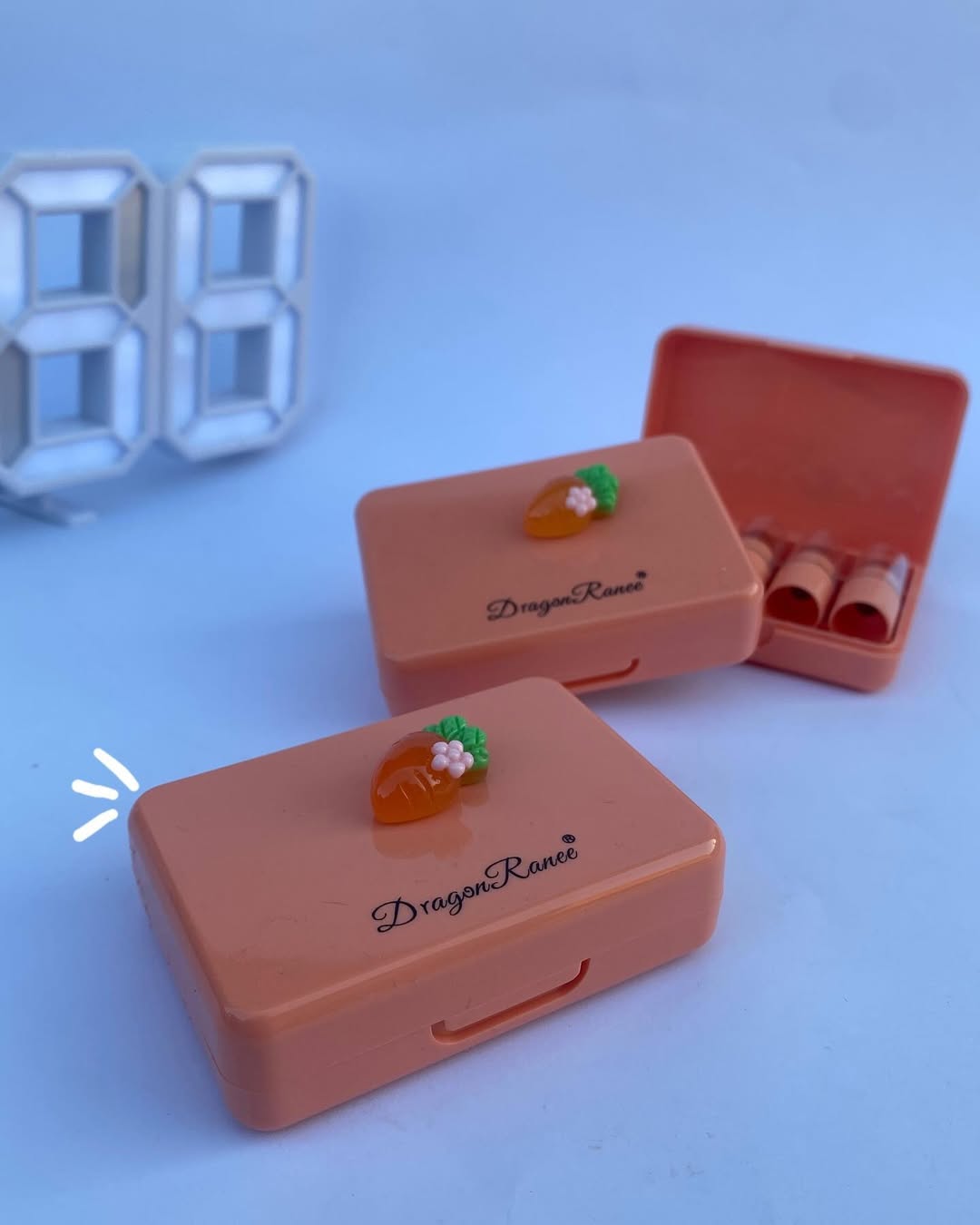 Dragon Ranee 5 Pcs Carrot Mini Lipstick Set | Long-Lasting Waterproof Lipstick | Random Colors - Image 2