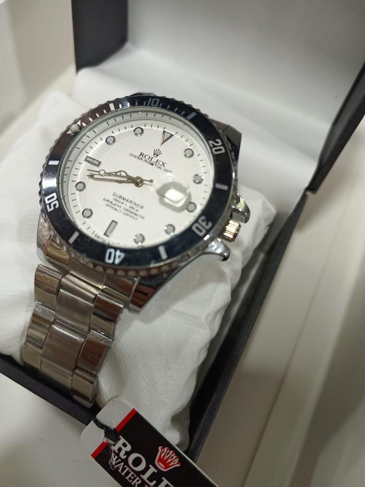 Rolex Men’s Formal Quartz Wrist Watch – Premium Stainless Steel Strap | Elegant Luxury Analog Watch for Men - Image 7