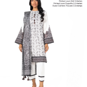 Alkaram Lawn Unstitched 3-Piece Suit – Summer Collection 2025 Vol. 1 | Premium Lawn Fabric for Women | Elegant Casual Wear