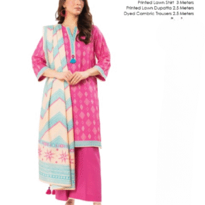 Alkaram Lawn Unstitched 3-Piece Suit – Summer Collection 2025 Vol. 1 | Premium Lawn Fabric for Women | Elegant Casual Wear