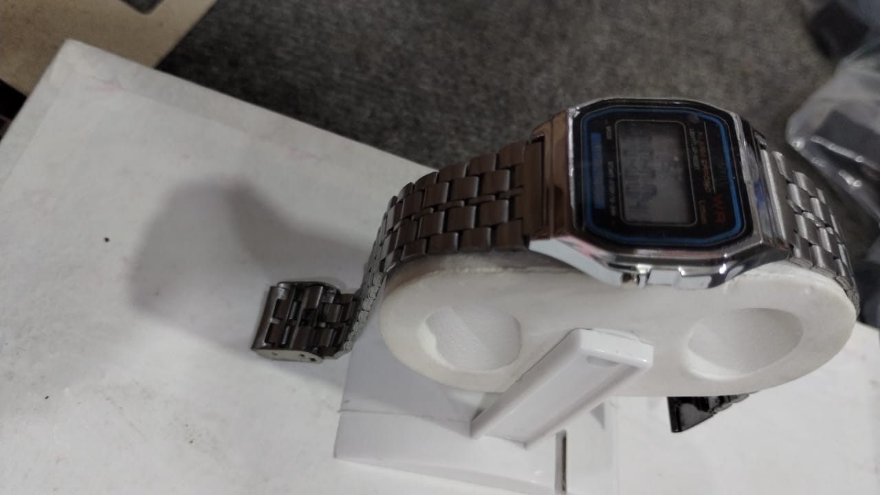 Casio A159W-N1DF Digital Watch – Classic Retro Stainless Steel Bracelet | Unisex Vintage Timepiece for Men & Women (No Box) - Image 4